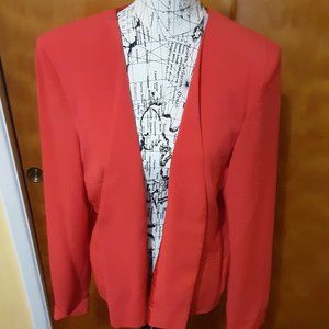 Long Tall Sally Coral Blazer in size 16